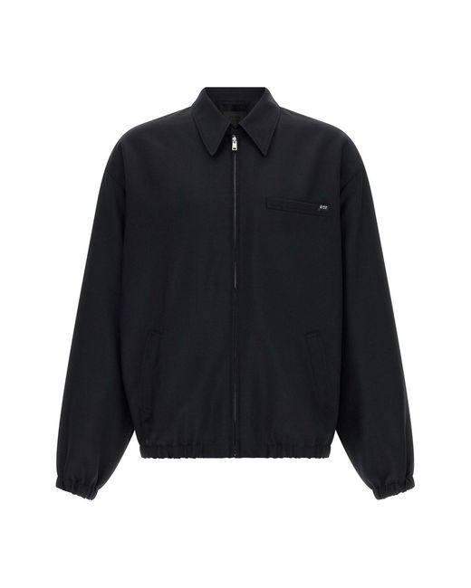 Prada Blue Blouson Light Mohair for men