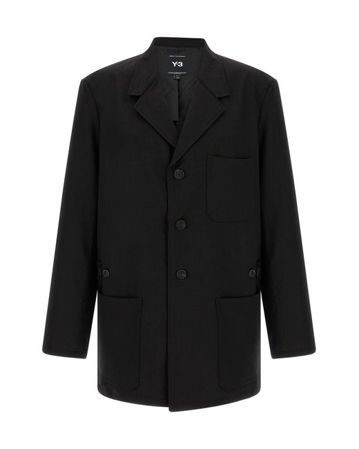 Y-3 Black 'chore Ct' Jacket for men