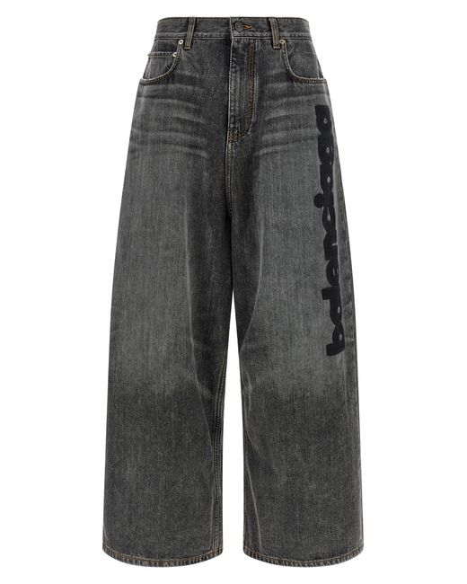 Balenciaga Gray 'low Crotch Baggy' Jeans