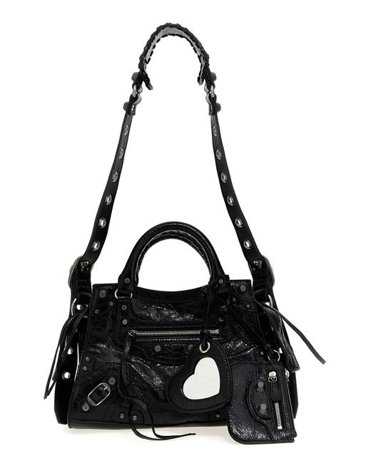 Balenciaga Black Neo Cagole Xs Shoulder Bags