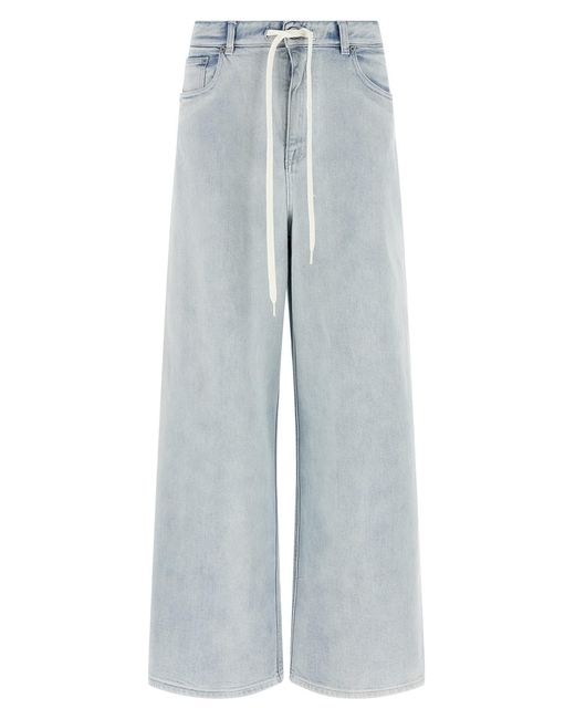 MM6 by Maison Margiela Blue Drawstring Jeans