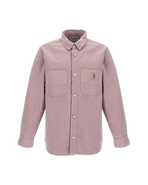 Carhartt Pink 'walter' Overshirt for men