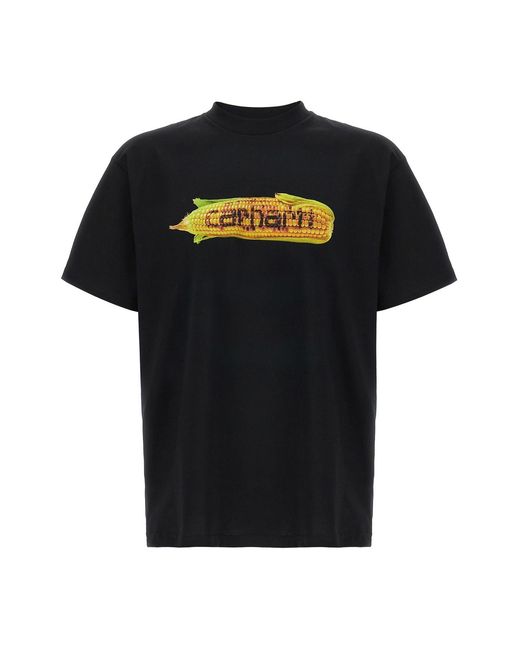 Carhartt Black 'hot Cob' T-shirt for men