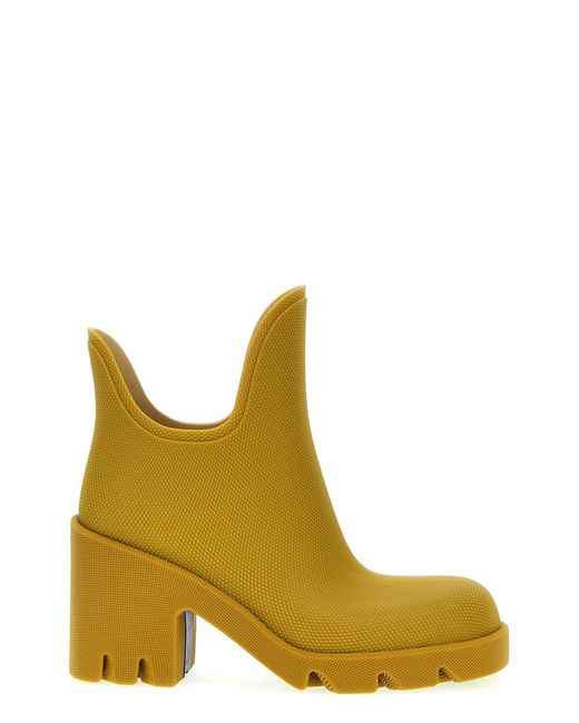 Burberry Yellow Ankle Boots LF Rachel