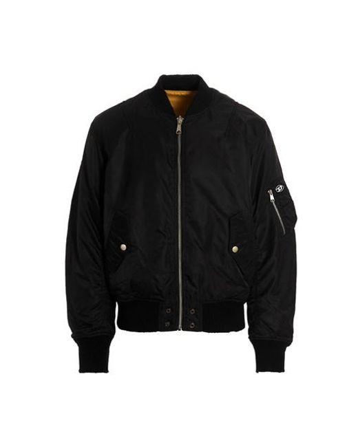 DIESEL 'fighters' Reversible Bomber Jacket. in Black for Men | Lyst