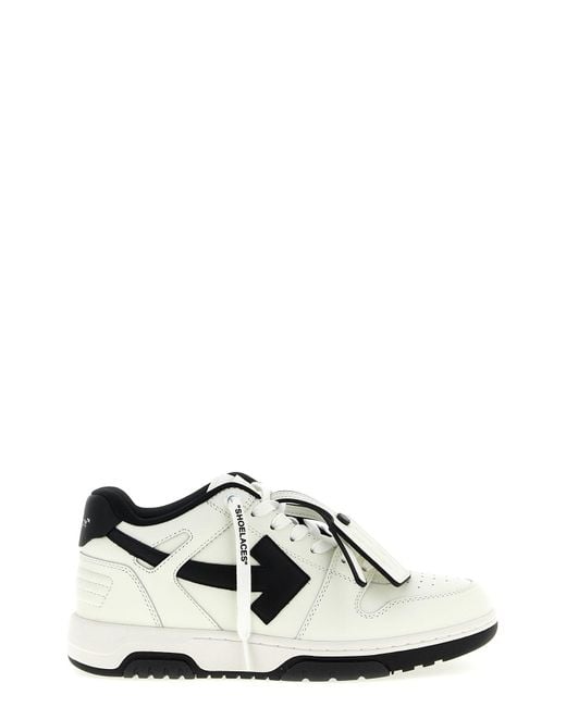 Off-White c/o Virgil Abloh White Out Of Office Leather Sneakers for men