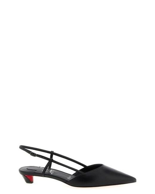 Christian Louboutin Black 'miss Z' Slingback