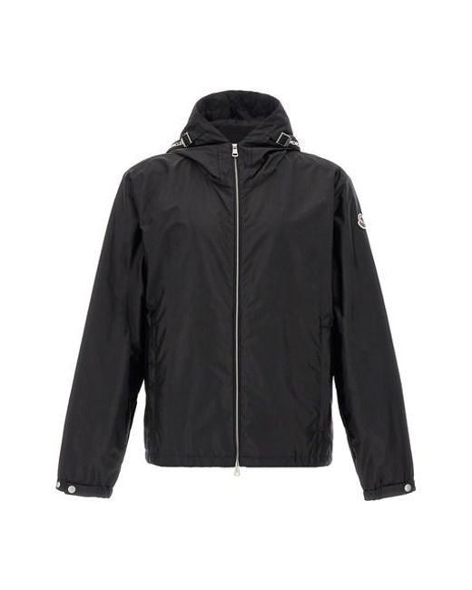 Moncler Black 'Remoray' Raincoat for men