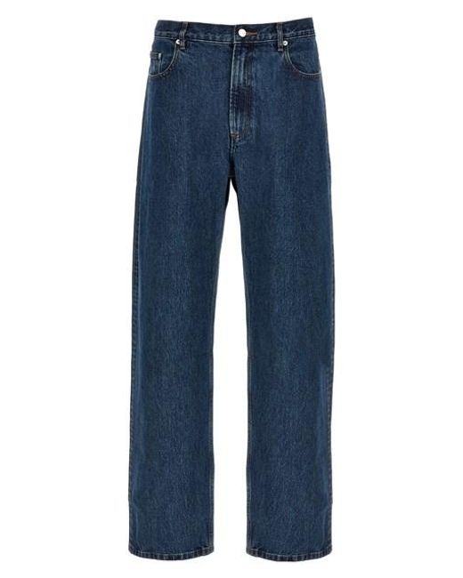 A.P.C. Blue 'relaxed' Jeans for men