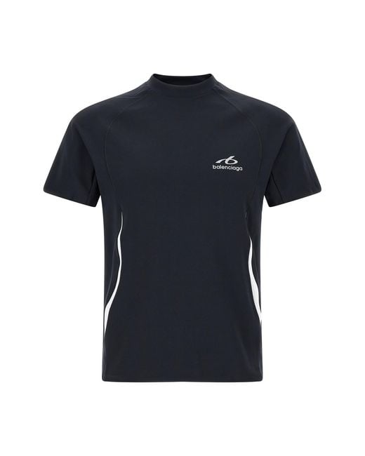 Balenciaga Black 'techwear' T-shirt for men