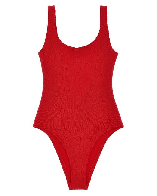 Mc2 Saint Barth Red 'Lora' One-Piece Swimsuit