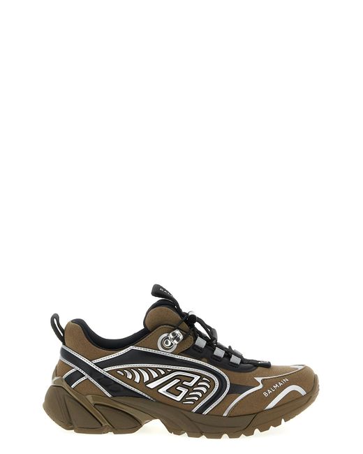 Balmain Black Cosmic Dust Sneakers for men
