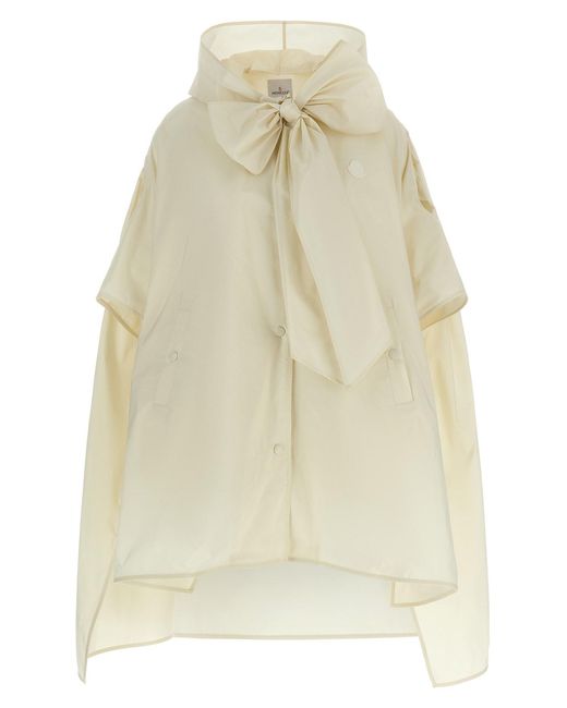 Moncler Natural Taffeta Cape