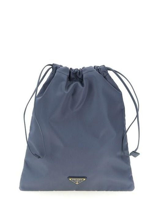 Pouch Wish' di Prada in Blue