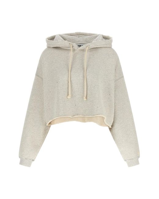 Golden Goose Deluxe Brand Natural Crystal Hoodie