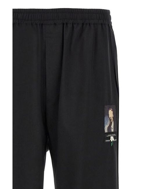 Pantalone 'Uc1E4519' di Undercover in Black da Uomo