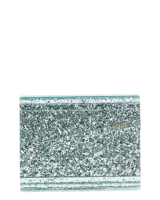 Jimmy Choo Blue Mini Candy Clutch For