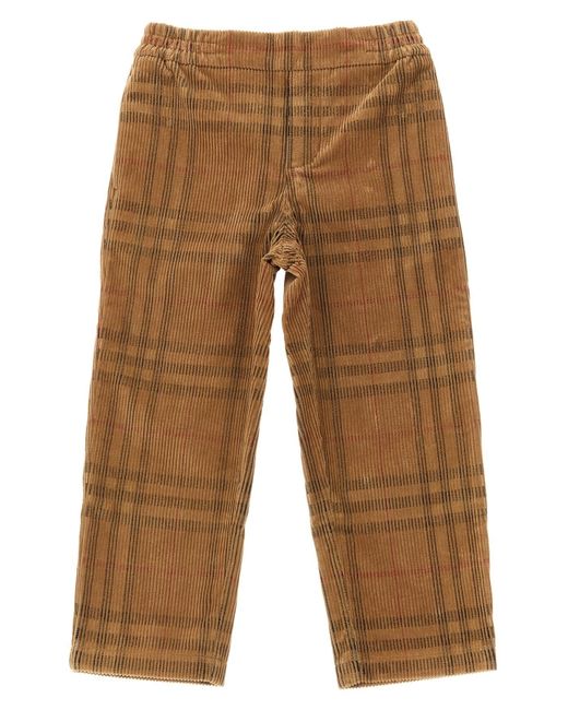 Burberry Brown 'titan Cord' Pants
