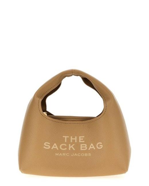 Borsa a mano 'The Mini Sack Bag' di Marc Jacobs in Brown
