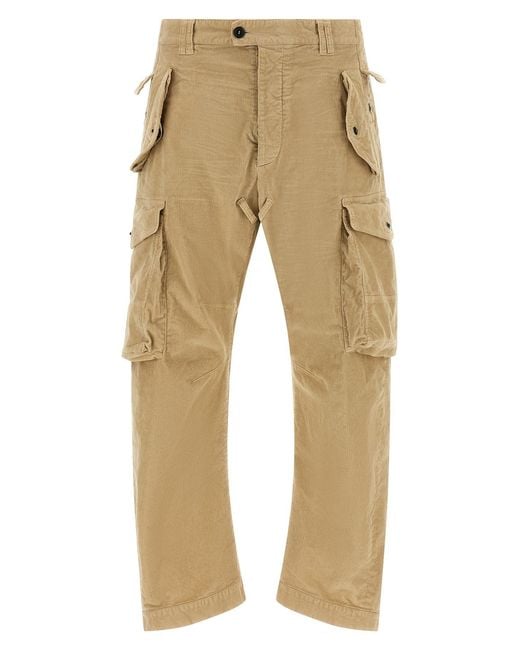 DSquared² Natural Multipocket Pants for men