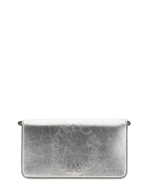 Stella McCartney Gray Logo Crossbody Bag