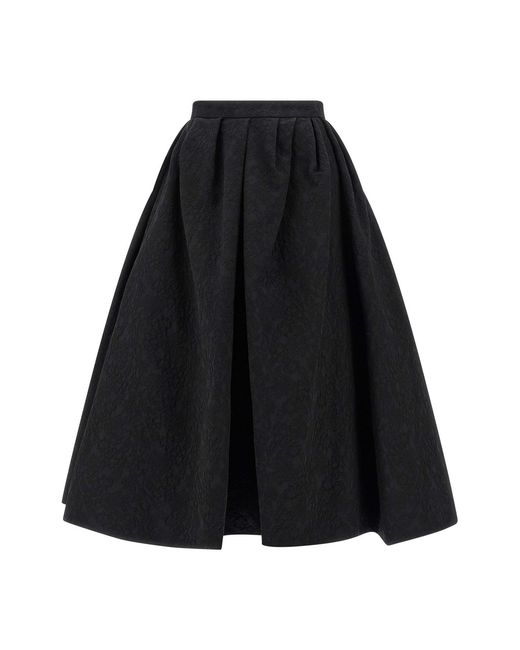 Carolina Herrera Black 'full' Skirt