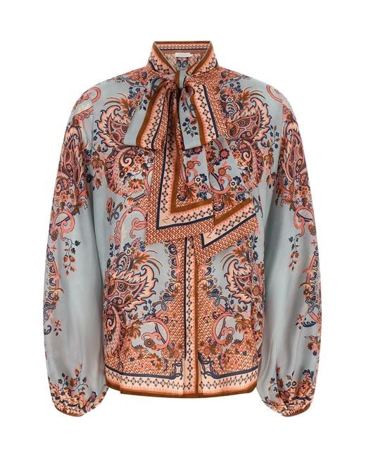 Zimmermann Pink 'aster' Blouse