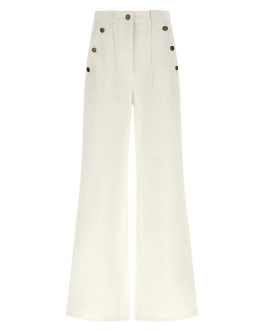 Max Mara White 'Mxmbadesse' Pants