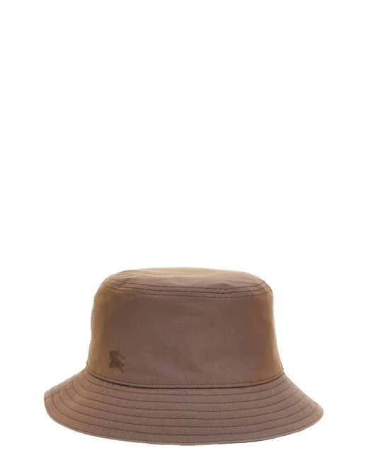 Burberry Brown Reversible Bucket Hat for men