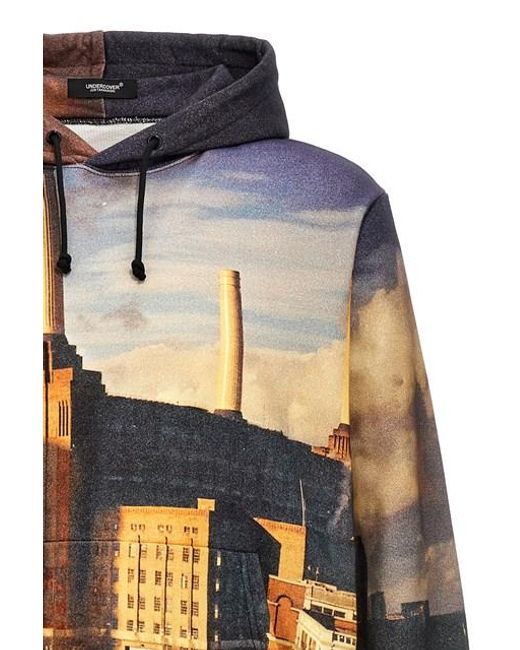 Felpa con cappuccio x Pink Floyd di Undercover in Multicolor da Uomo