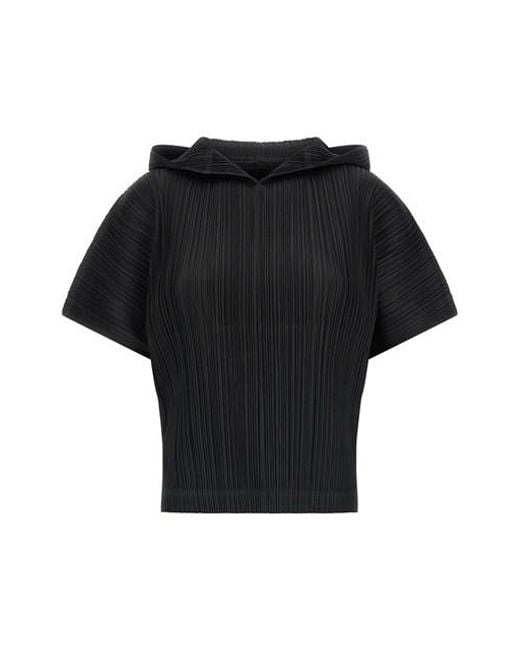 Pleats Please Issey Miyake Black 'monthly Colors: August' Top