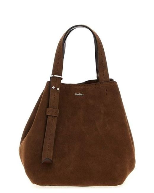 Max Mara Brown Extra Small 'Archetipo' Handbag