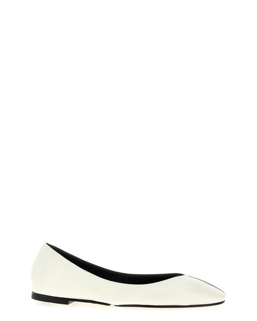 Jacquemus White 'les Ballerines Ovalo' Ballet Flats