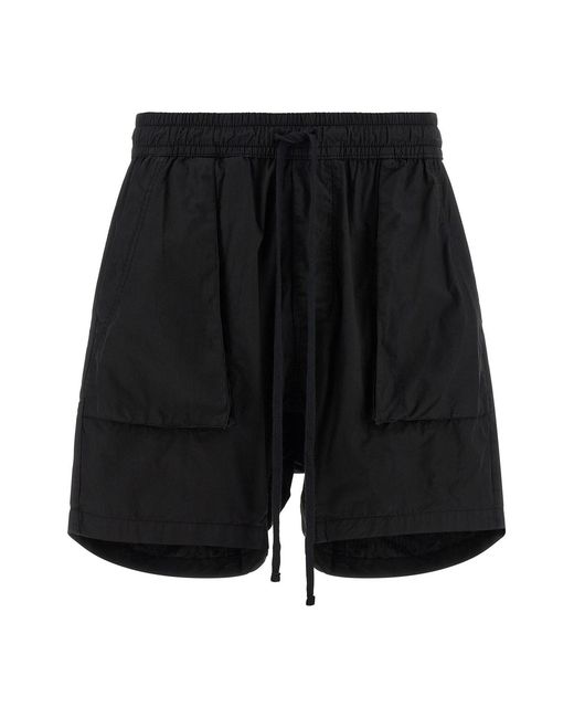 Thom Krom Black '37' Bermuda Shorts for men