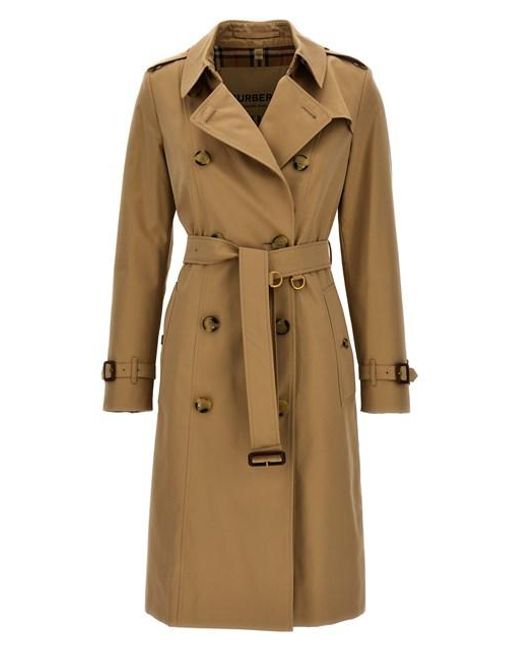 Burberry Natural 'the Chelsea' Trench Coat