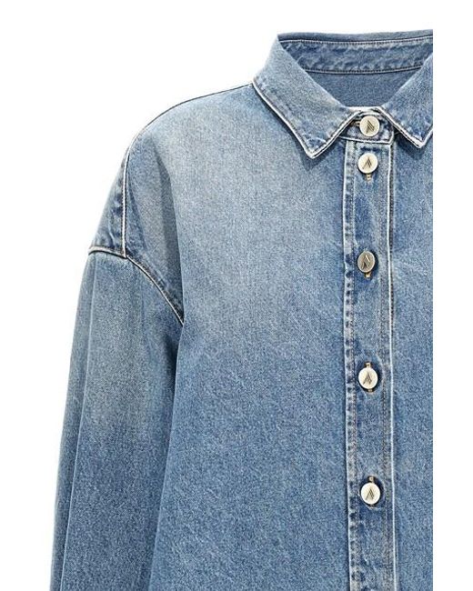 Camicia 'Diana' di The Attico in Blue