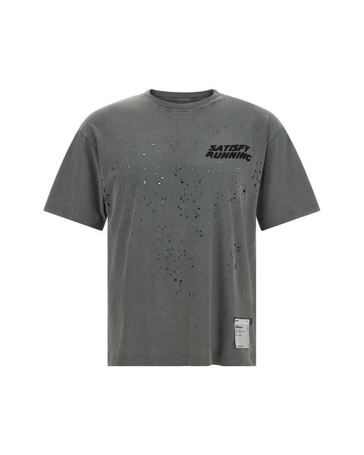 Satisfy Gray 'mothtechtm' T-shirt for men