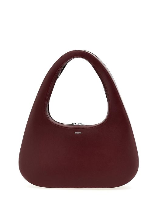 Coperni Purple 'large Baguette Swipe Bag' Handbag