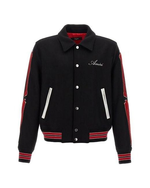 Amiri Black Bones' Bomber Jacket for men