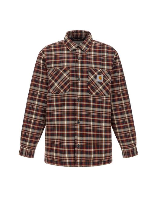Carhartt Brown 'cronyn' Overshirt for men