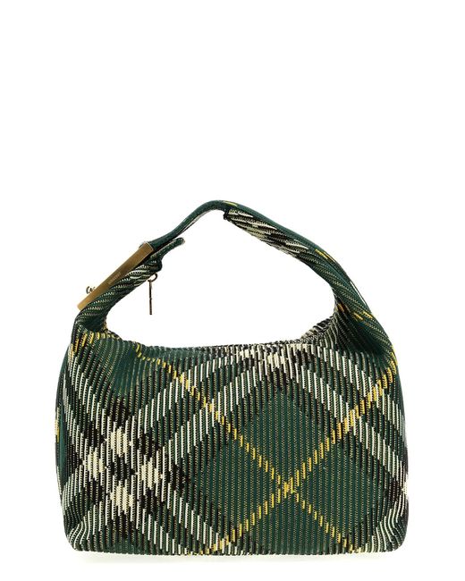 Burberry Green 'peg' Midi Handbag