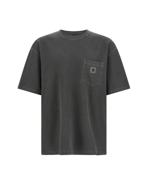 Carhartt Gray 'pocket' T-shirt for men