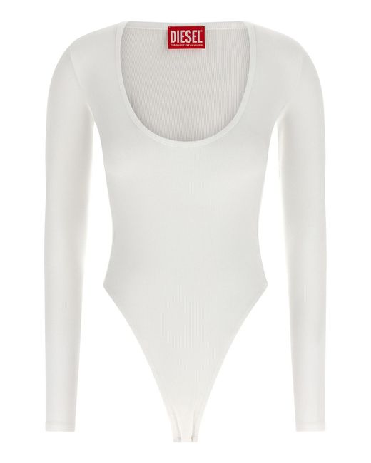DIESEL White 't-bodyn' Bodysuit