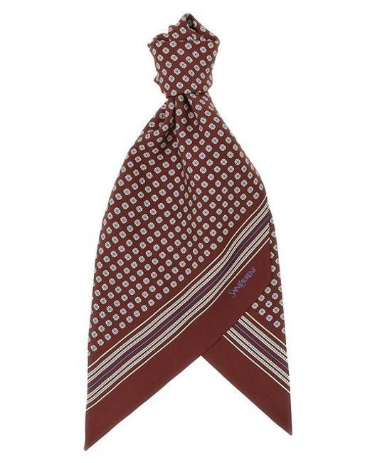 Sciarpa Lavallière di Saint Laurent in Red da Uomo
