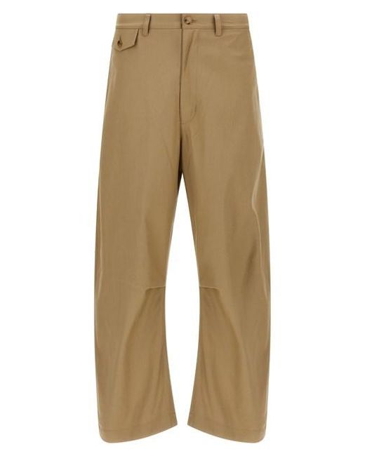 Comme Des GarÃ§ons Homme Men's Natural Curved Leg Pants - Main Image