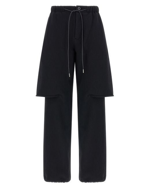 Sacai Blue Trompe L'oeil Bermuda Pants