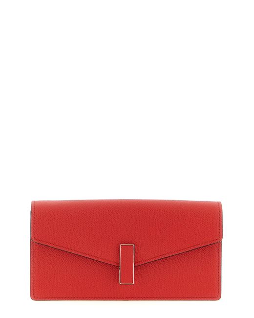 Valextra Red 'iside' Clutch