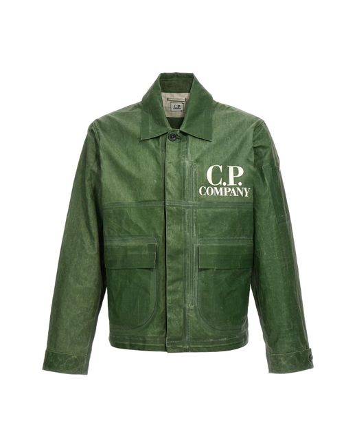 C P Company Green 'toob-two' Blouson for men
