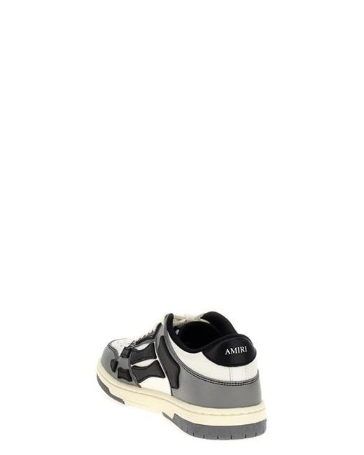 Sneaker 'Varsity Skel Top Low' di Amiri in Black da Uomo