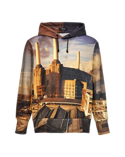 Felpa con cappuccio x Pink Floyd di Undercover in Multicolor da Uomo